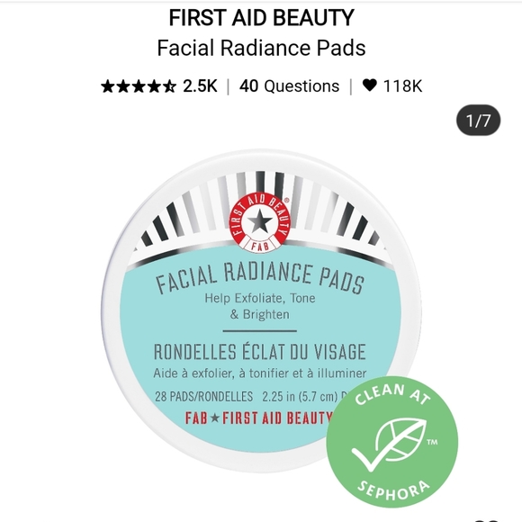 First Aid Beauty - Facial Radiance Pads (28) - Picture 2 of 2